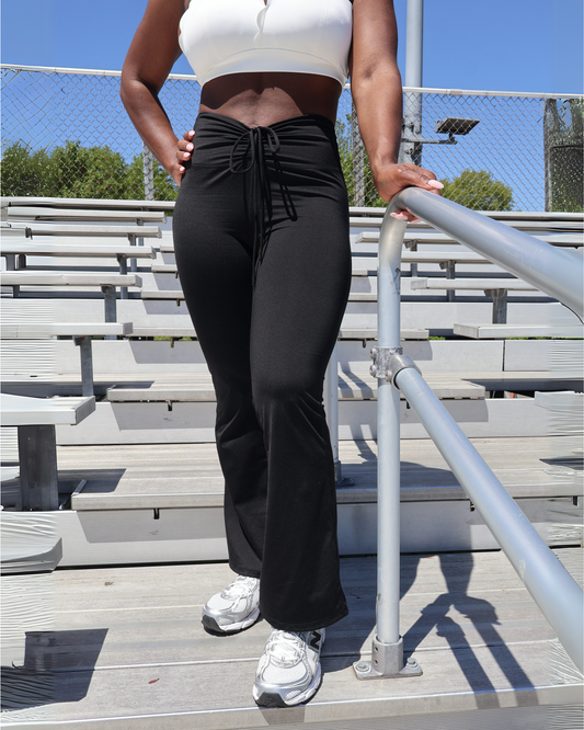 V Tie Yoga Pants